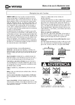 Preview for 34 page of Verona VECTGV304 Manual