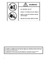 Preview for 2 page of Verona VEFSEE 244 P Series Installation Instructions Manual