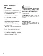 Preview for 4 page of Verona VEFSEE 244 P Series Installation Instructions Manual