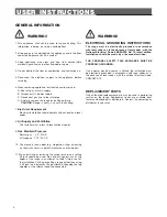 Preview for 4 page of Verona VEFSGE 365 ND User Operating Instructions Manual