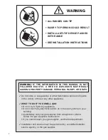 Preview for 2 page of Verona VEFSGE 365 User Operating Instructions Manual