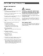 Preview for 4 page of Verona VEFSGE 365 User Operating Instructions Manual