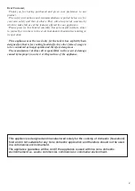 Preview for 3 page of Verona VEFSGE486DGP Sreis User Operating Instructions Manual