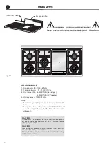 Предварительный просмотр 6 страницы Verona VEFSGE486DGP Sreis User Operating Instructions Manual