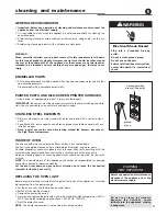 Preview for 21 page of Verona VEFSGG 365 ND Series User Operating Instructions Manual