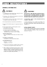 Preview for 4 page of Verona VEFSGG 365 User Operating Instructions Manual