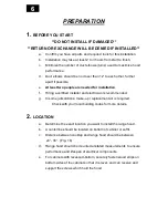 Preview for 7 page of Verona VEHOOD3610 User Manual