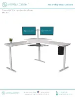 Versa Desk PowerLift PLCSD Assembly Instructions Manual предпросмотр