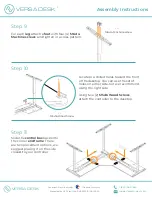 Предварительный просмотр 6 страницы Versa Desk PowerLift PLCSD Assembly Instructions Manual