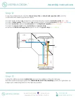 Предварительный просмотр 7 страницы Versa Desk PowerLift PLCSD Assembly Instructions Manual