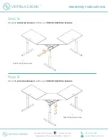 Preview for 8 page of Versa Desk PowerLift PLCSD Assembly Instructions Manual