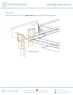 Предварительный просмотр 10 страницы Versa Desk PowerLift PLCSD Assembly Instructions Manual