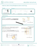 Preview for 11 page of Versa Desk PowerLift PLCSD Assembly Instructions Manual