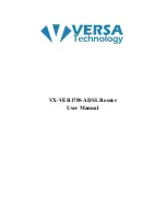 Предварительный просмотр 1 страницы Versa Technology VX-VER170S User Manual