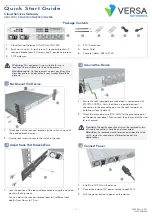 versa CSG1300 Quick Start Manual preview