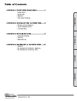 Preview for 3 page of versa E Series Service & Operating Manual