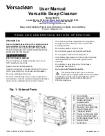 Preview for 1 page of Versaclean 108779 User Manual