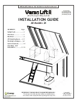 Предварительный просмотр 1 страницы Versalift 24 Installation Manual