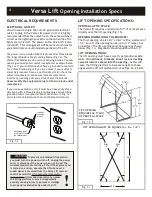 Предварительный просмотр 4 страницы Versalift 24 Installation Manual