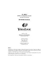 Предварительный просмотр 5 страницы VersaLogic VL-486-4 Reference Manual