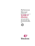 Предварительный просмотр 1 страницы VersaLogic VL-EBX-37 Reference Manual