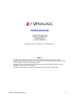 Preview for 2 page of VersaLogic VL-EPH-V6 Reference Manual