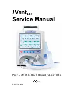 VersaMed iVent201 Service Manual предпросмотр