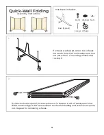 Предварительный просмотр 5 страницы VERSARE Quick-Wall Folding Assembly Instructions Manual