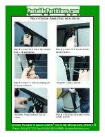 Preview for 3 page of VERSARE Room Divider Assembly Instructions