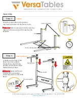 Предварительный просмотр 5 страницы VersaTables FB 48 Assembly Instructions Manual