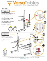 Предварительный просмотр 6 страницы VersaTables FB 48 Assembly Instructions Manual