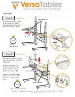 Предварительный просмотр 7 страницы VersaTables FB 48 Assembly Instructions Manual