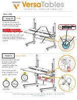 Предварительный просмотр 10 страницы VersaTables FB 48 Assembly Instructions Manual