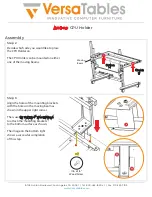 Предварительный просмотр 15 страницы VersaTables FB 48 Assembly Instructions Manual