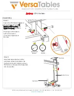 Предварительный просмотр 16 страницы VersaTables FB 48 Assembly Instructions Manual