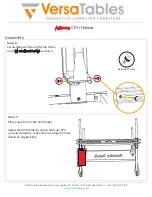 Предварительный просмотр 17 страницы VersaTables FB 48 Assembly Instructions Manual