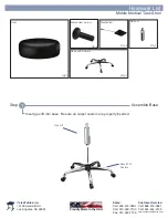 Предварительный просмотр 2 страницы VersaTables MTS-STOOL Assembly Instructions