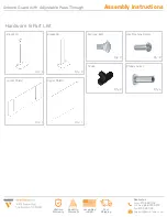 Предварительный просмотр 2 страницы VersaTables PPSA-PW1 Assembly Instructions