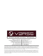 Предварительный просмотр 24 страницы VERSE OUTSIDER318 User Manual