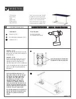 Предварительный просмотр 1 страницы Versteel BRATTICE FOLDING TABLE LEGS Assembly Instructions