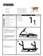 Versteel TOD TABLE Assembly Instructions preview