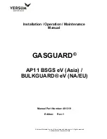 Предварительный просмотр 1 страницы Versum Materials BULKGUARD eV Installation, Operation & Maintenance Manual