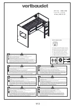 Предварительный просмотр 1 страницы VERTBAUDET 70501-0362 Assembly Instructions Manual