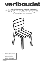 VERTBAUDET 70501-0888 Assembly Instructions Manual предпросмотр