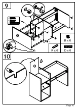 Предварительный просмотр 10 страницы VERTBAUDET 70501-1465 Assembly Instructions Manual