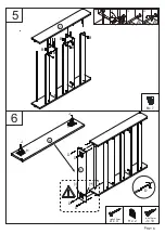 Предварительный просмотр 8 страницы VERTBAUDET Confetti 70501-1630 Assembly Instructions Manual