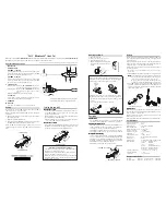 Preview for 1 page of Vertex Standard BH-2 Operating Manual