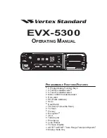 Preview for 1 page of Vertex Standard EVX-5300 Operating Manual