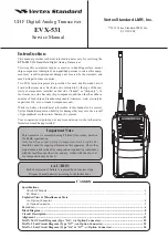 Vertex Standard EVX-531 Service Manual предпросмотр