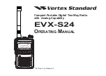 Предварительный просмотр 1 страницы Vertex Standard EVX-S24 Operating Manual